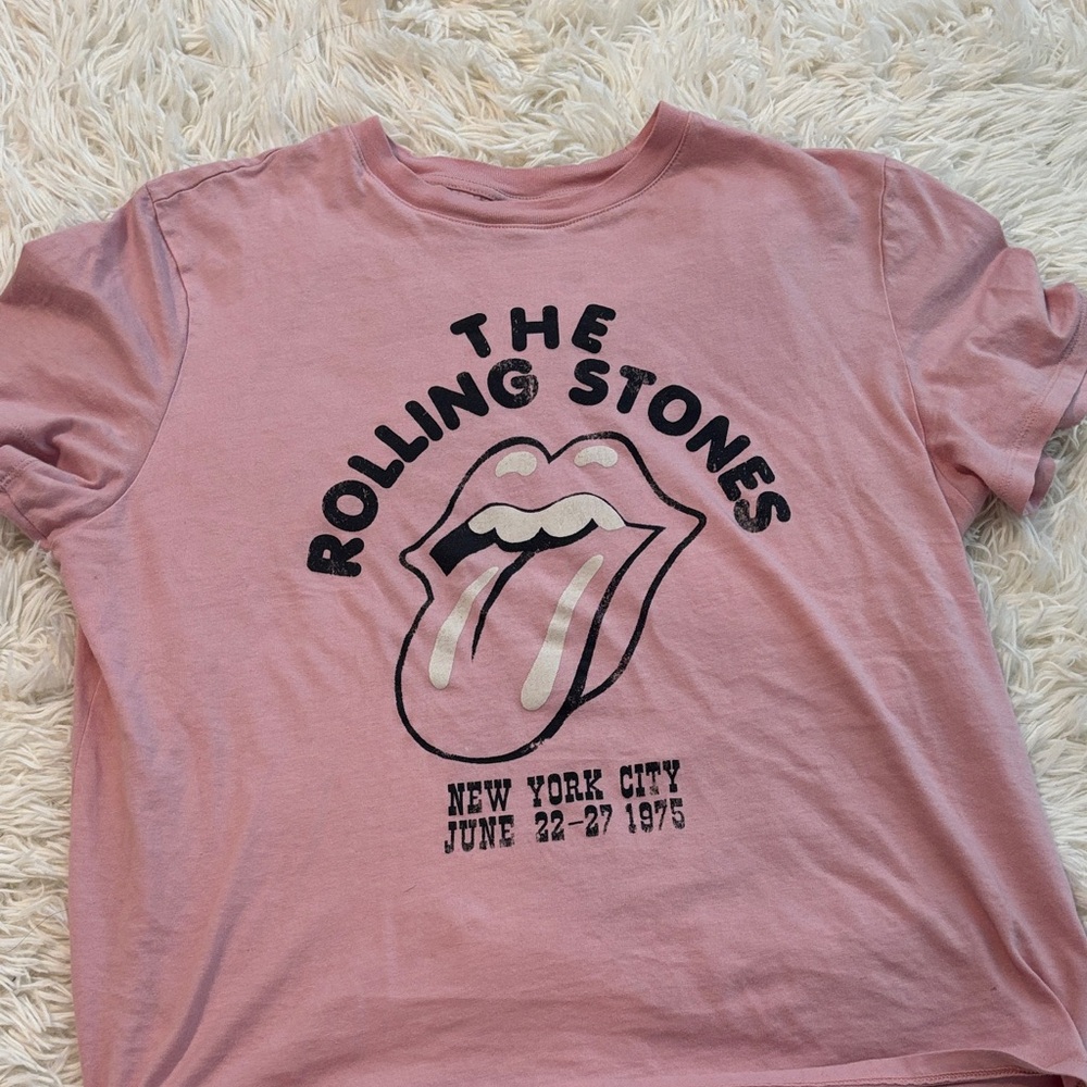 Rolling Stones Pink Women’s T-Shirt